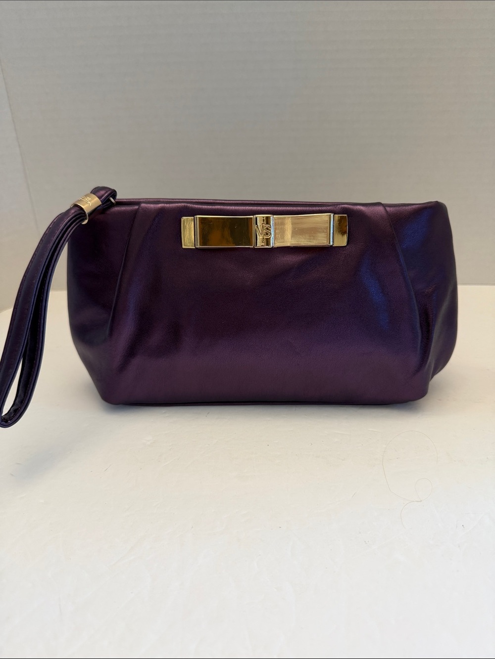 Victorias Secret Purple Wristlet Clutch NWOT